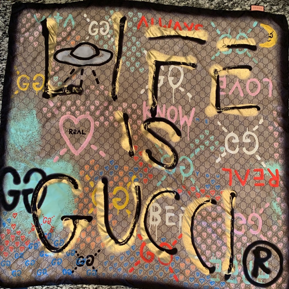 Gucci Ghost Scarf